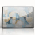 Modern Geometric Living Room Wall Art – Abstract Canvas Print