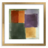 Modern Abstract Wall Art – Soft Retro Color Block Composition