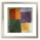 Modern Abstract Wall Art – Soft Retro Color Block Composition