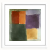 Modern Abstract Wall Art – Soft Retro Color Block Composition