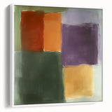 Modern Abstract Wall Art – Soft Retro Color Block Composition