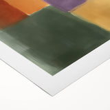Modern Abstract Wall Art – Soft Retro Color Block Composition