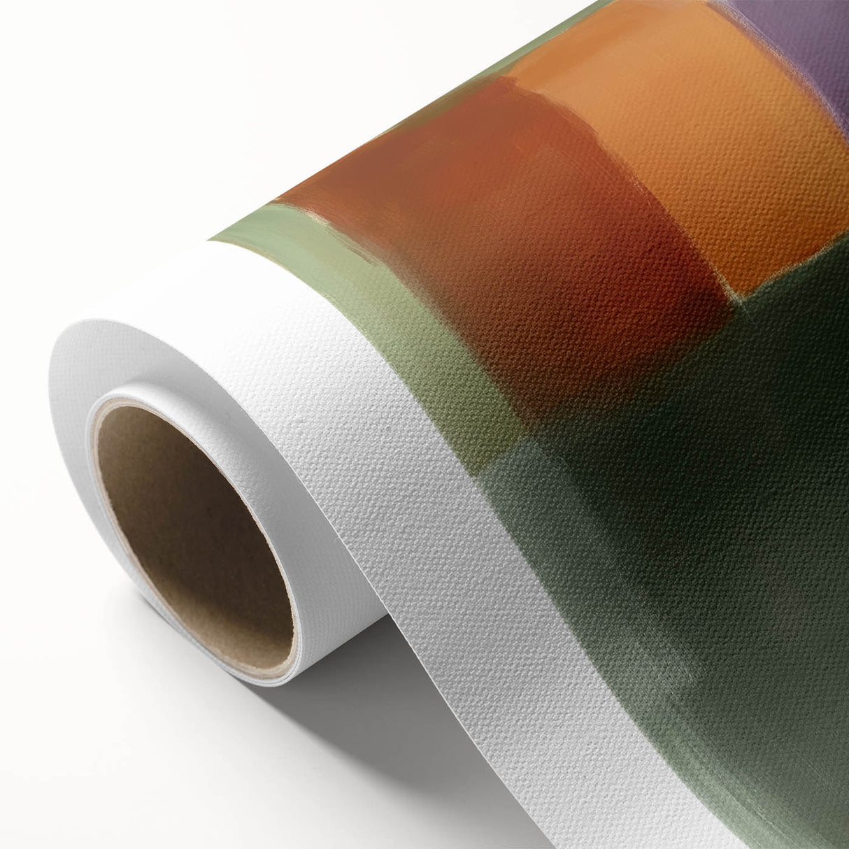 Modern Abstract Wall Art – Soft Retro Color Block Composition