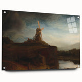 Baroque Art: The Majestic Windmill Landscape – Classic Art Print