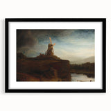Baroque Art: The Majestic Windmill Landscape – Classic Art Print
