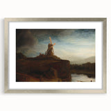 Baroque Art: The Majestic Windmill Landscape – Classic Art Print