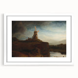 Baroque Art: The Majestic Windmill Landscape – Classic Art Print