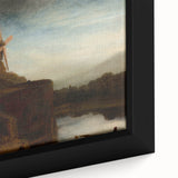 Baroque Art: The Majestic Windmill Landscape – Classic Art Print