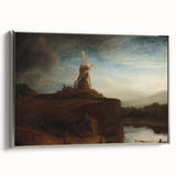 Baroque Art: The Majestic Windmill Landscape – Classic Art Print