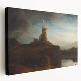 Baroque Art: The Majestic Windmill Landscape – Classic Art Print