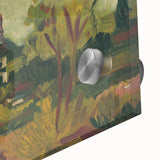 Expressionist Landscape with Church - Vibrant Nature-Inspired Wall Art