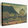 Expressionist Landscape with Church - Vibrant Nature-Inspired Wall Art