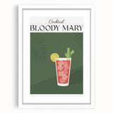 Abstract art prints featuring swirling patterns in muted gray and blue tones on a framed white matte canvas.