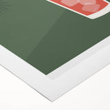 Art deco poster featuring an elegant 1920s cocktail party scene in muted gold and black tones, printed on rolled canvas.