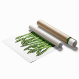 Extra large rolled print featuring a detailed floral design in soft pastel colors, ideal for classy bathroom wall art.