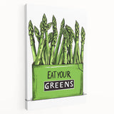 Large canvas print featuring an assortment of vibrant, colorful fruits, ideal for kitchen wall art.