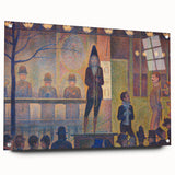 Circus Sideshow by Seurat: Vibrant Pointillist Impressionist Wall Art
