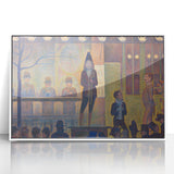 Circus Sideshow by Seurat: Vibrant Pointillist Impressionist Wall Art