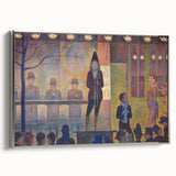 Circus Sideshow by Seurat: Vibrant Pointillist Impressionist Wall Art