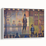 Circus Sideshow by Seurat: Vibrant Pointillist Impressionist Wall Art