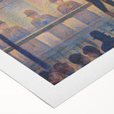 Circus Sideshow by Seurat: Vibrant Pointillist Impressionist Wall Art