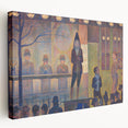Circus Sideshow by Seurat: Vibrant Pointillist Impressionist Wall Art