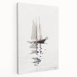 Realism Art Prints - Two-Masted Schooner by Winslow Homer Coastal Art