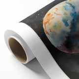 ABC Alphabet Canvas Art - Mercury Planet Space Poster