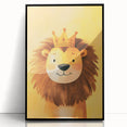 King Lion Nursery Wall Art - Baby Room & Kids Room Decor