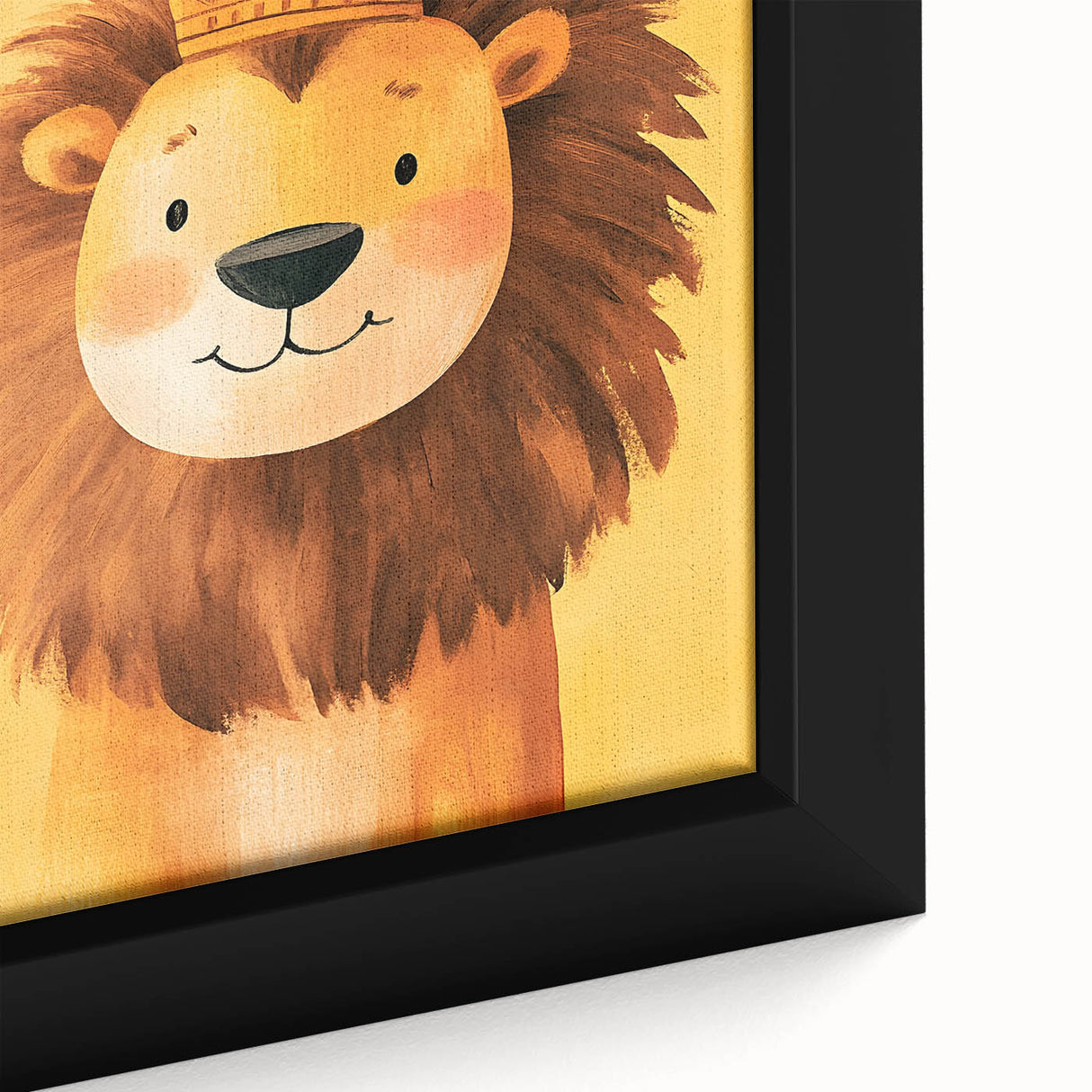 King Lion Nursery Wall Art - Baby Room & Kids Room Decor