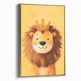 King Lion Nursery Wall Art - Baby Room & Kids Room Decor