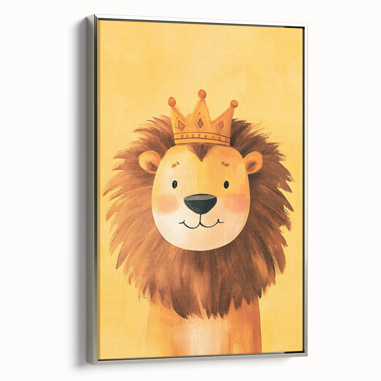 King Lion Nursery Wall Art - Baby Room & Kids Room Decor