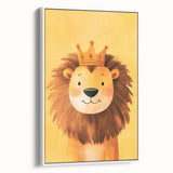 King Lion Nursery Wall Art - Baby Room & Kids Room Decor