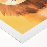 King Lion Nursery Wall Art - Baby Room & Kids Room Decor