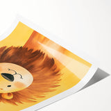 King Lion Nursery Wall Art - Baby Room & Kids Room Decor