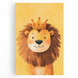 King Lion Nursery Wall Art - Baby Room & Kids Room Decor