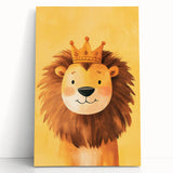 King Lion Nursery Wall Art - Baby Room & Kids Room Decor