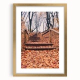 Extra large abstract art print featuring textured autumn hues on a framed canvas, ideal for living room decor.