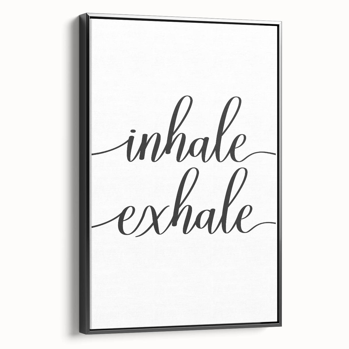 Black and white vintage poster art of a summer landscape on framed canvas, ideal for bedroom wall decor.