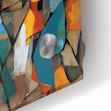 Abstract Figurative Living Room Wall Art – Modern Canvas Print