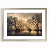 Abstract floral wall art framed with a silver mat, showcasing vibrant colors and intricate patterns, ideal for modern home decor. Perfect for adding elegance and a pop of color to any room.