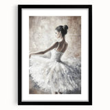 Abstract figurative artwork framed in a sleek black mat, showcasing vibrant colors and dynamic shapes, ideal for modern home decor or art enthusiasts.