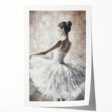 Abstract figurative rolled print showcasing vibrant colors and dynamic shapes, ideal for modern home decor. Packaged securely in a cardboard tube for safe delivery.