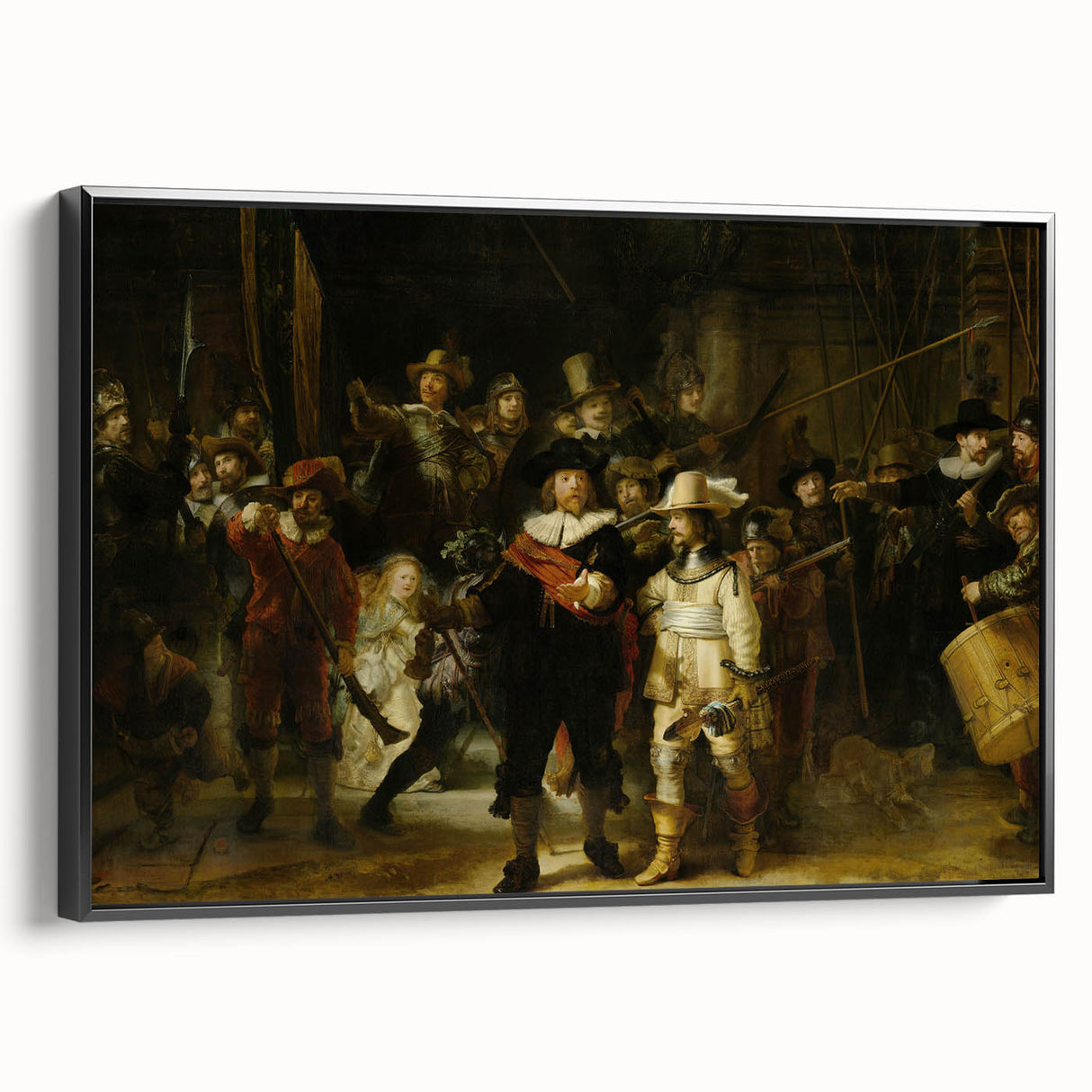 Baroque Art: Rembrandt’s The Night Watch – Classic Art Print