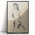 Egon Schiele's Male Nude - Expressionist Self-Portrait Wall Art