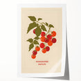 Rolled canvas print featuring an array of fruits in vibrant colors, ideal for dining room wall art.