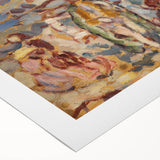 Impressionist Beach Scene - Modern Wall Art of Seaside Gathering