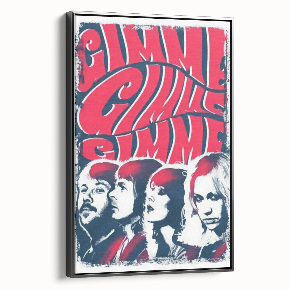 ABBA Retro Wall Art - Vintage Gimme! Gimme! Gimme! Poster
