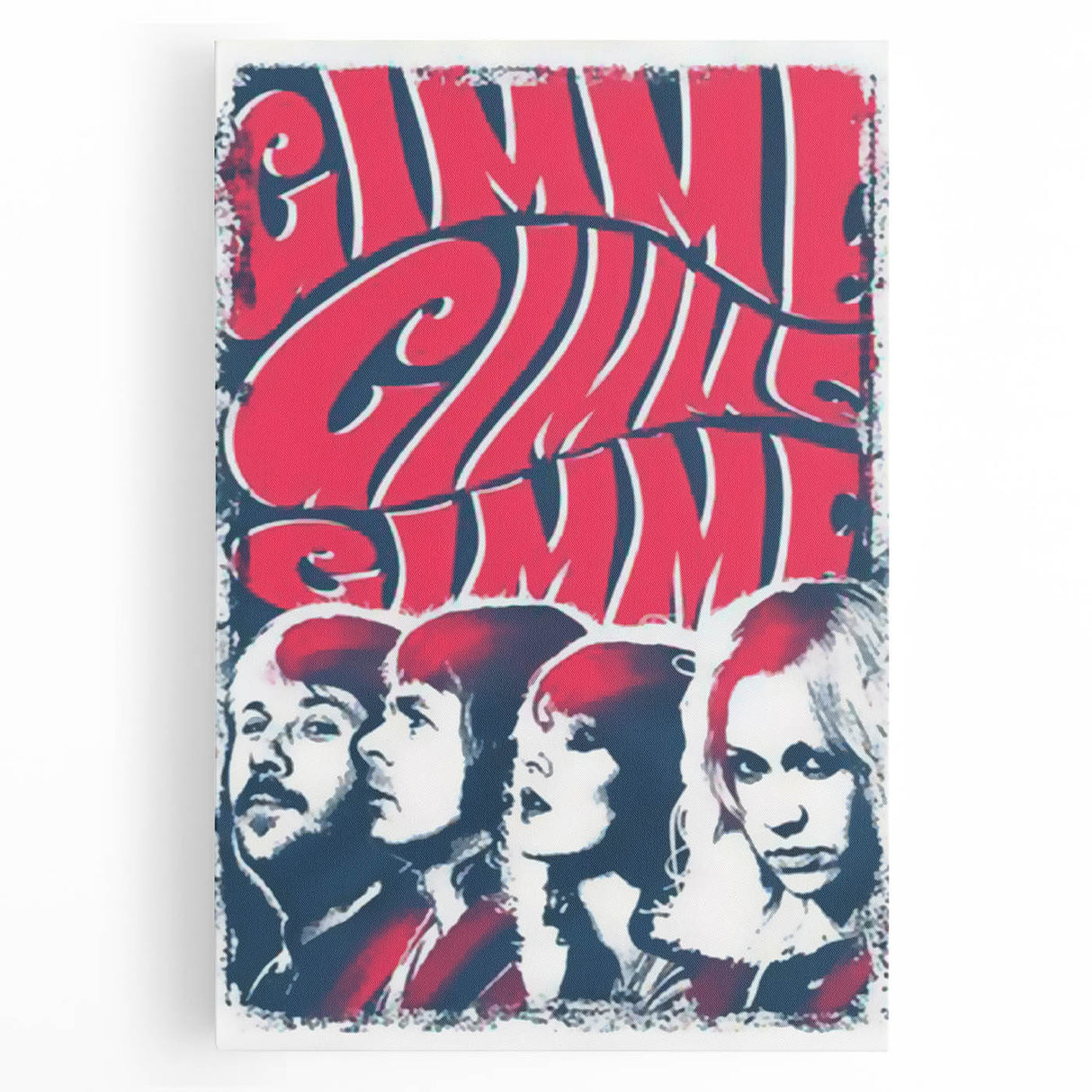 ABBA Retro Wall Art - Vintage Gimme! Gimme! Gimme! Poster