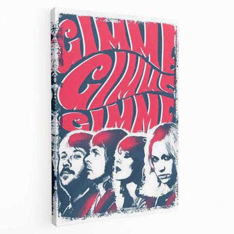 ABBA Retro Wall Art - Vintage Gimme! Gimme! Gimme! Poster